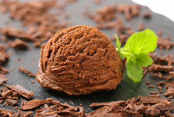 Chocolate ice cream