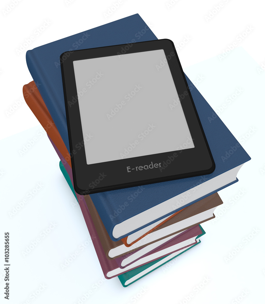 Sticker ebook reader concept