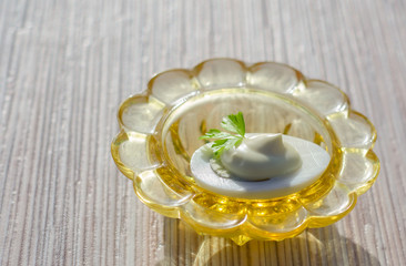 Egg with mayonnaise