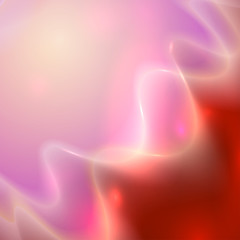 Abstract red and pink wavy background