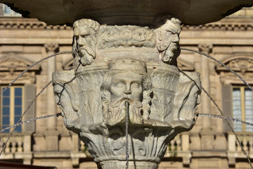 Madonna Verona fountain in Piazza delle Erbe