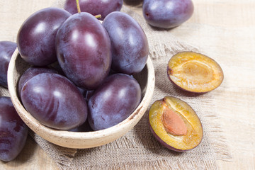 Fototapeta premium Purple plum.
