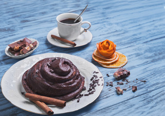 Round Twisted Bun Danish snail