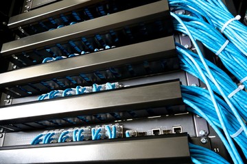 Network switch and ethernet cables