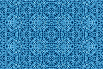 Голубой орнамент с узорами. 22
