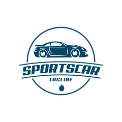 Car logo template, sports car