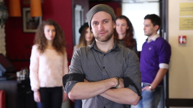 Team of young people 