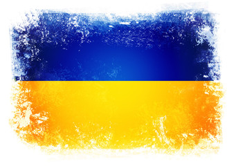 Flaga Ukrainy - obrazy, fototapety, plakaty