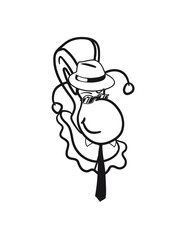 gangster thief evil thug cool capone mafia ties sunglasses hat snail