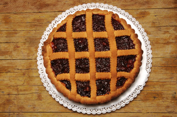 Crostata 크로스타타 ಕ್ರೊಸ್ಟಾಟಾ ಇಟ್ಯಾಲಿಯನ್‌ ಪಾಕಪದ್ಧತಿ 이탈리아 요리 Cucina italiana Italian cuisine