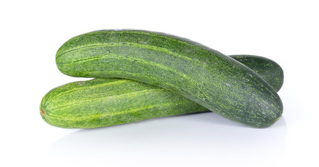fresh cucumbers isolated on white background
