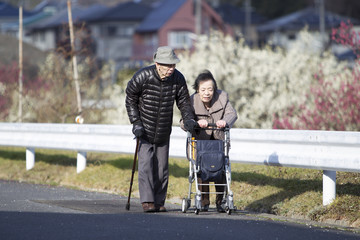 小春日和と老夫婦
