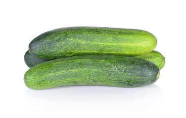 fresh cucumbers isolated on white background