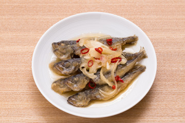 小アジの南蛮漬け