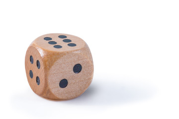 wooden dice - 103301039