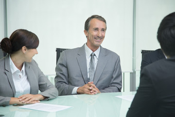 Business people in meeting room