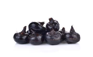  water-chestnut or water-nut on white background