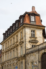 Fototapeta na wymiar Gebäude in der Ludwigstraße in Bayreuth, Oberfranken