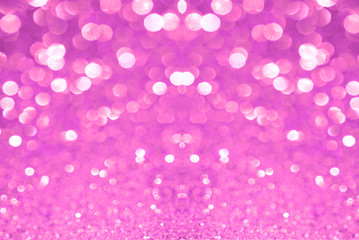 Pink glitter bokeh texture abstract background