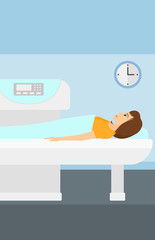 Magnetic resonance imaging.