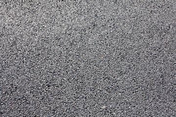 close-up new asphalt road