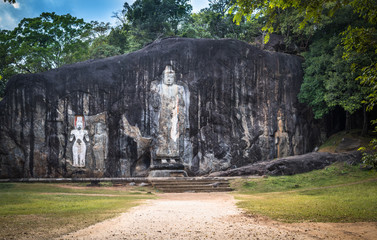 Buduruwagala ancient buddhist temple, Sri Lanka