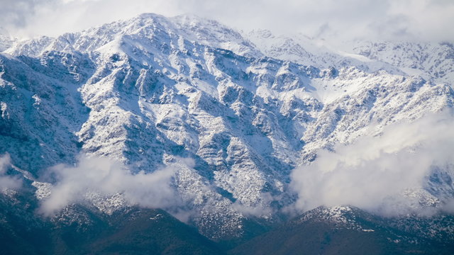 The Andes Mountains (Chile), Timelapse. 
4K