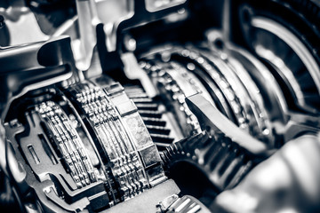 Car Engine closeup