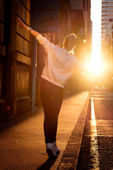 Young stylish woman