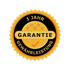 Siegel Gewährleistung 1 jahr