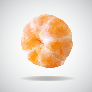 low poly mandarin