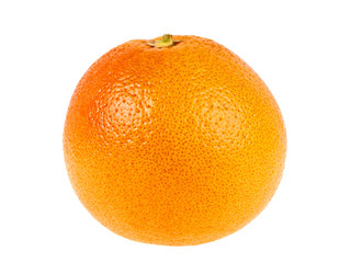 Ripe appetizing grapefruit isolated on a white background