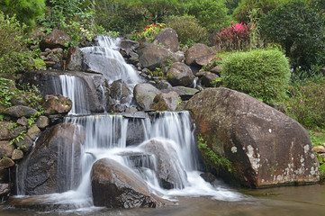 Fototapeta na wymiar Waterfall In the TNGHS