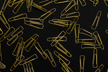 Paperclip on the office desk