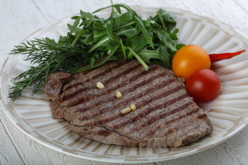 Grilled beaf steak