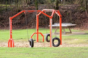 Kinderspielplatz in der Sonne