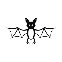 Bat icon black