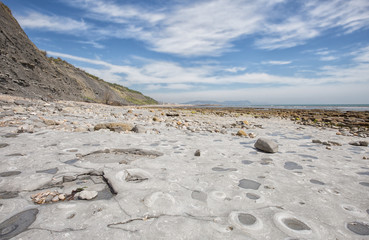 Ammonite's Graveyard at Lyme Regis.