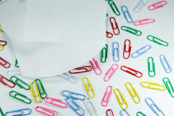 writing paper clips