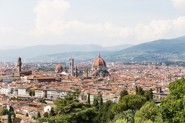 Fototapeta premium Panoramic view of Florence