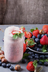 Strawberry and Spinach Smoothies