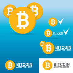vector Bitcoin symbol. bitcoin icon