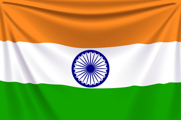 back flag india
