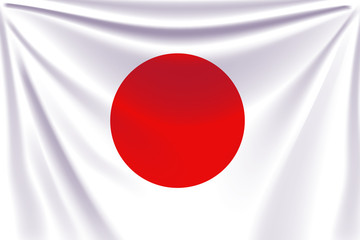 back flag japan