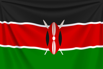 back flag kenya