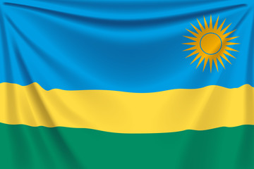 back flag rwanda