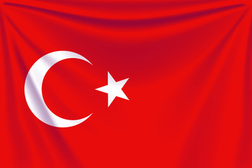 back flag turkey