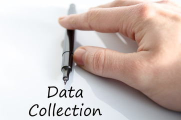 Data collection text concept