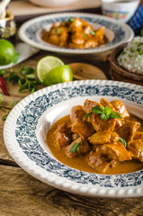Curry chicken with rice