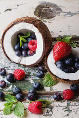 Berries in Coconut